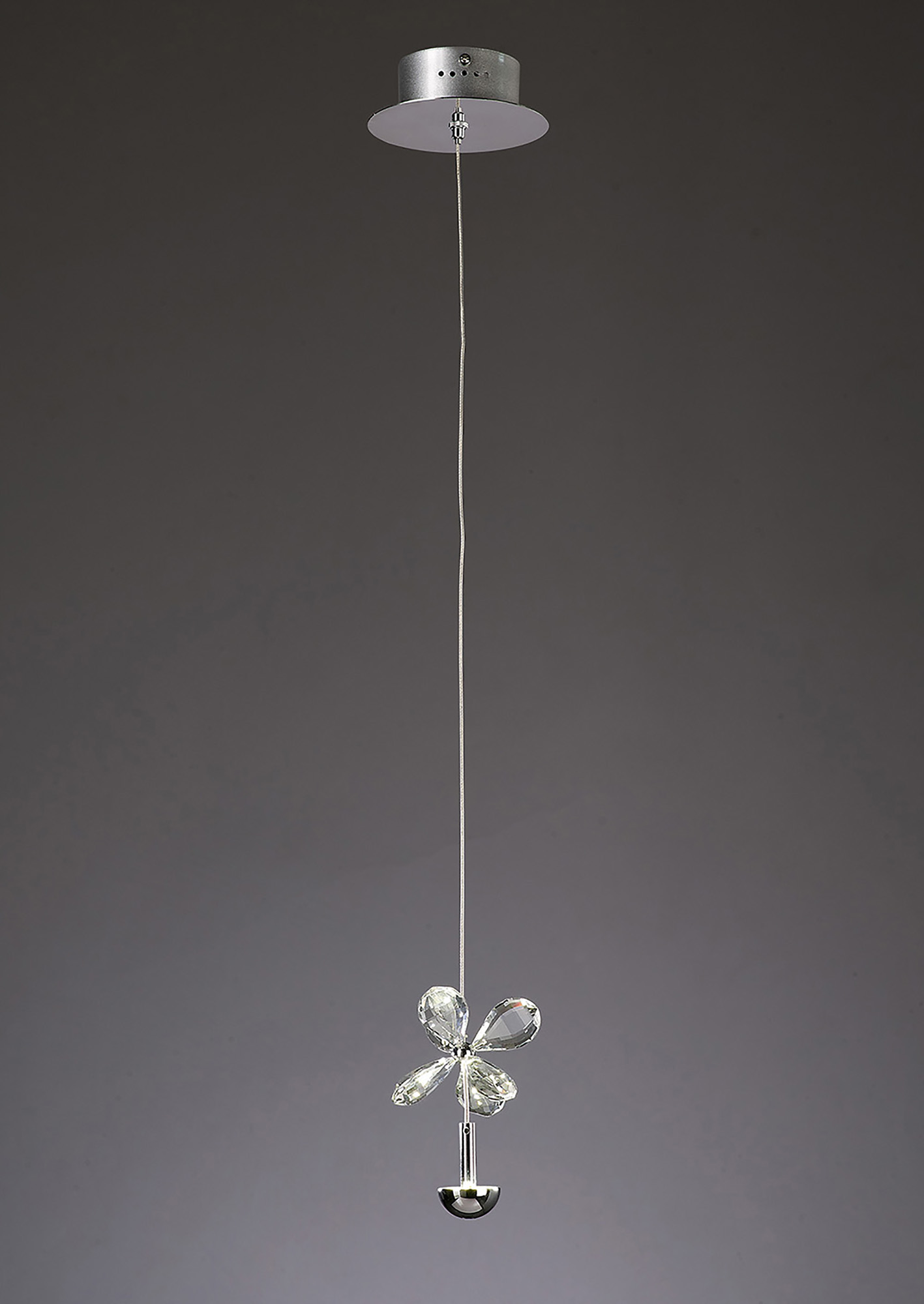 IL31140  Aviva Crystal 2W LED Pendant